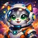 Colorful and expressive avatar of a friendly cartoon fox with a bright orange fur, big expressive eyes, and a playful smile, 